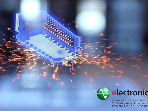 Spoločnosť ept na veľtrhu electronica 2018 s hologramom Zero8