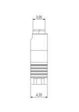 Rozmery konektora One27 IDC s 20 pólmi